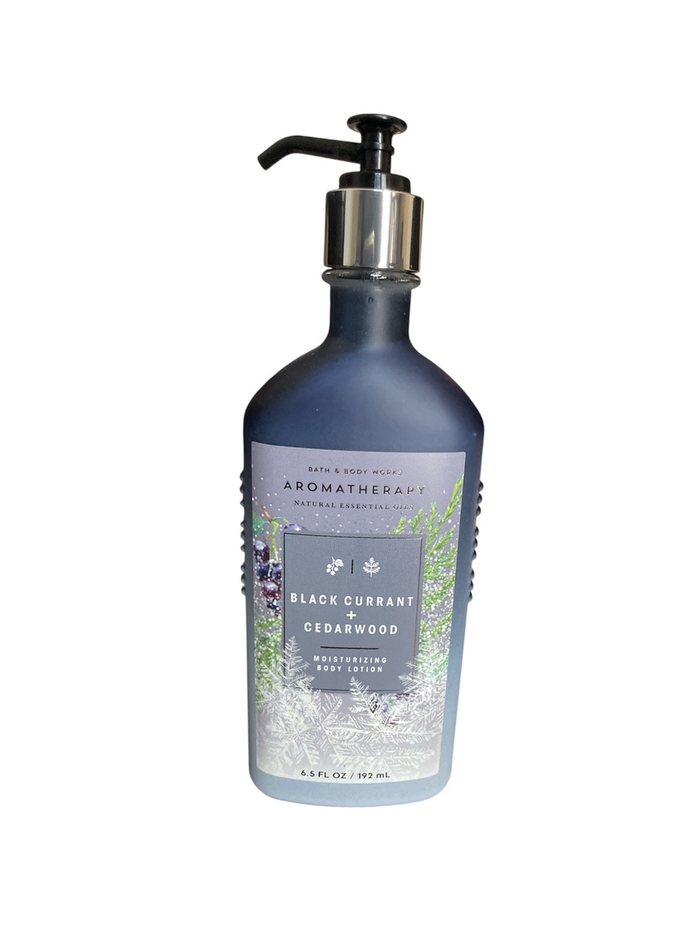 BATH & BODY WORKS Aromatherapy Black Currant & Cedarwood Body Lotion 8 OZ NEW